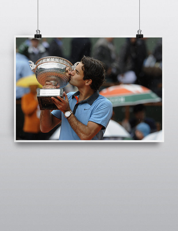Roger Federer & la coupe - RG 09
